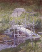 John Henry Twachtman The White Bridge France oil painting artist